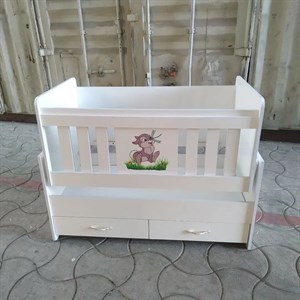 Шикарная кроватка мини трансформер кроватка с двумя