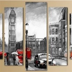 Модульная картина из пяти частей Размер 80на140см