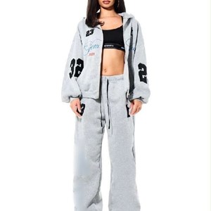 Спортивный костюм оверсайз с начесом и велюром из Кореи оптом