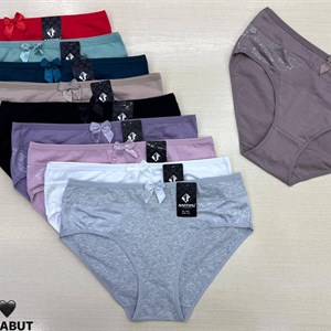 Трусы/бельё ANTТIFU MARABUT оптом — 10 расцветок, размеры XL–XXXL, 12 шт в упаковке
