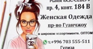 Дордой АЗС-Север 4 проход 184В